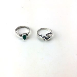 Two .925 silver rings